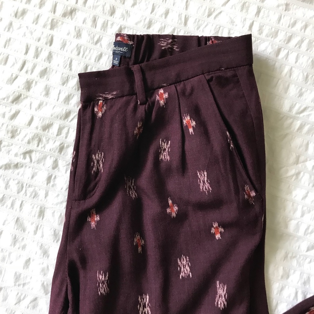 Madewell Maroon Slacks